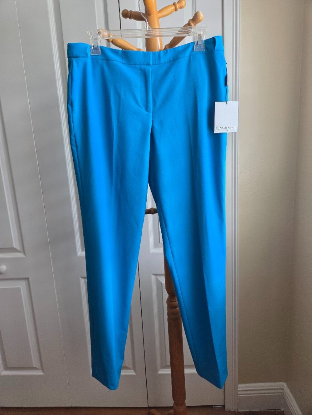 Calvin Klein Highline pants slim fit stretch blue size 6